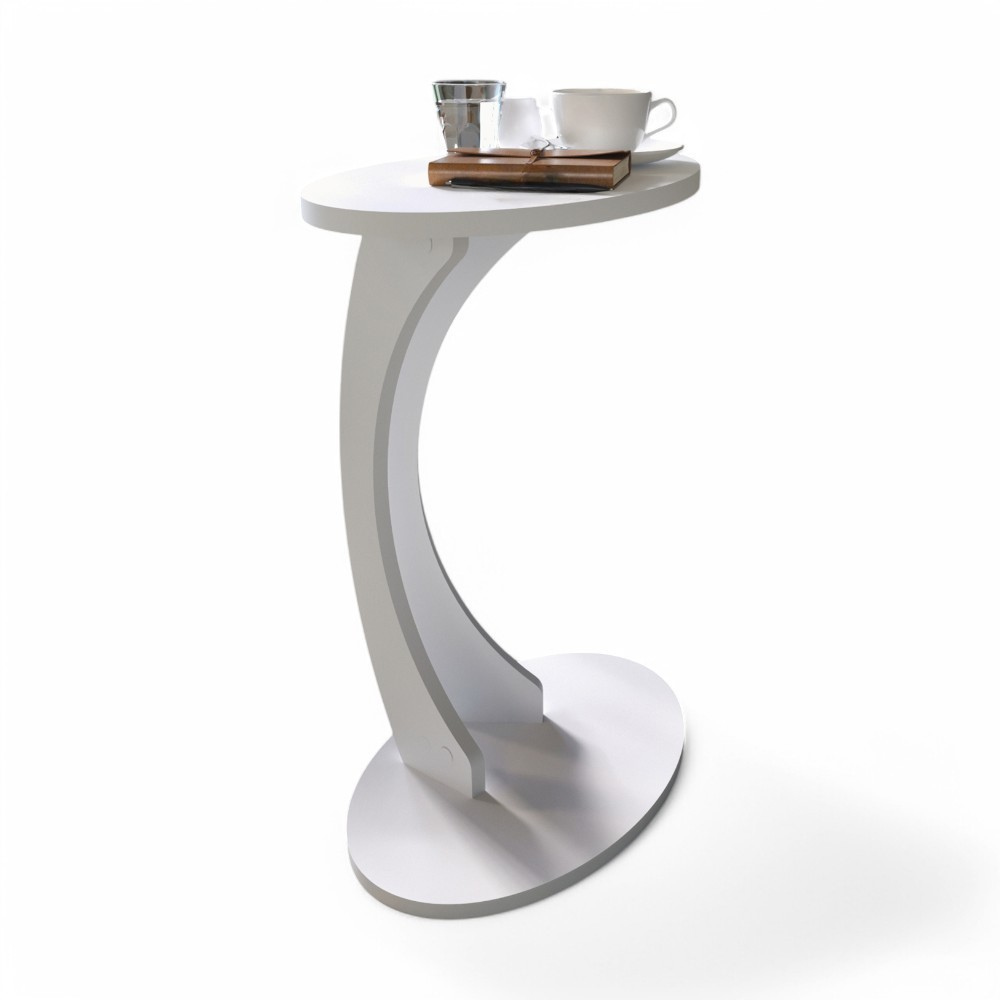 Ellipse Coffee Table - White