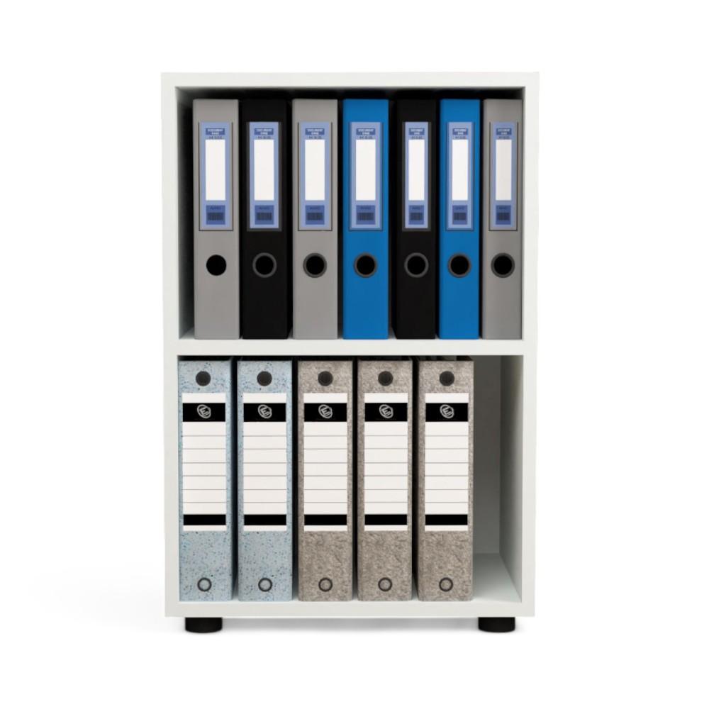 Storage Cabinet with 2 Shelves - WHITE