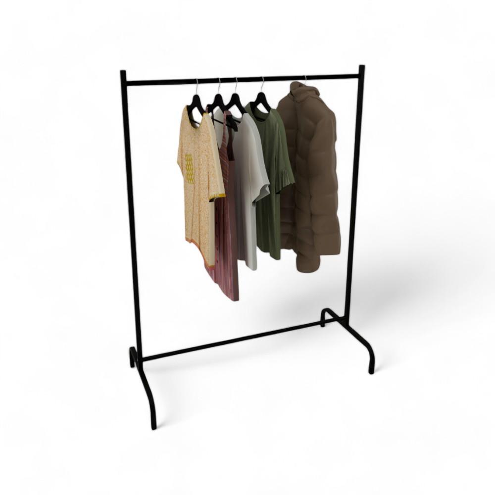 CLOTHES HANGER STAND - BLACK