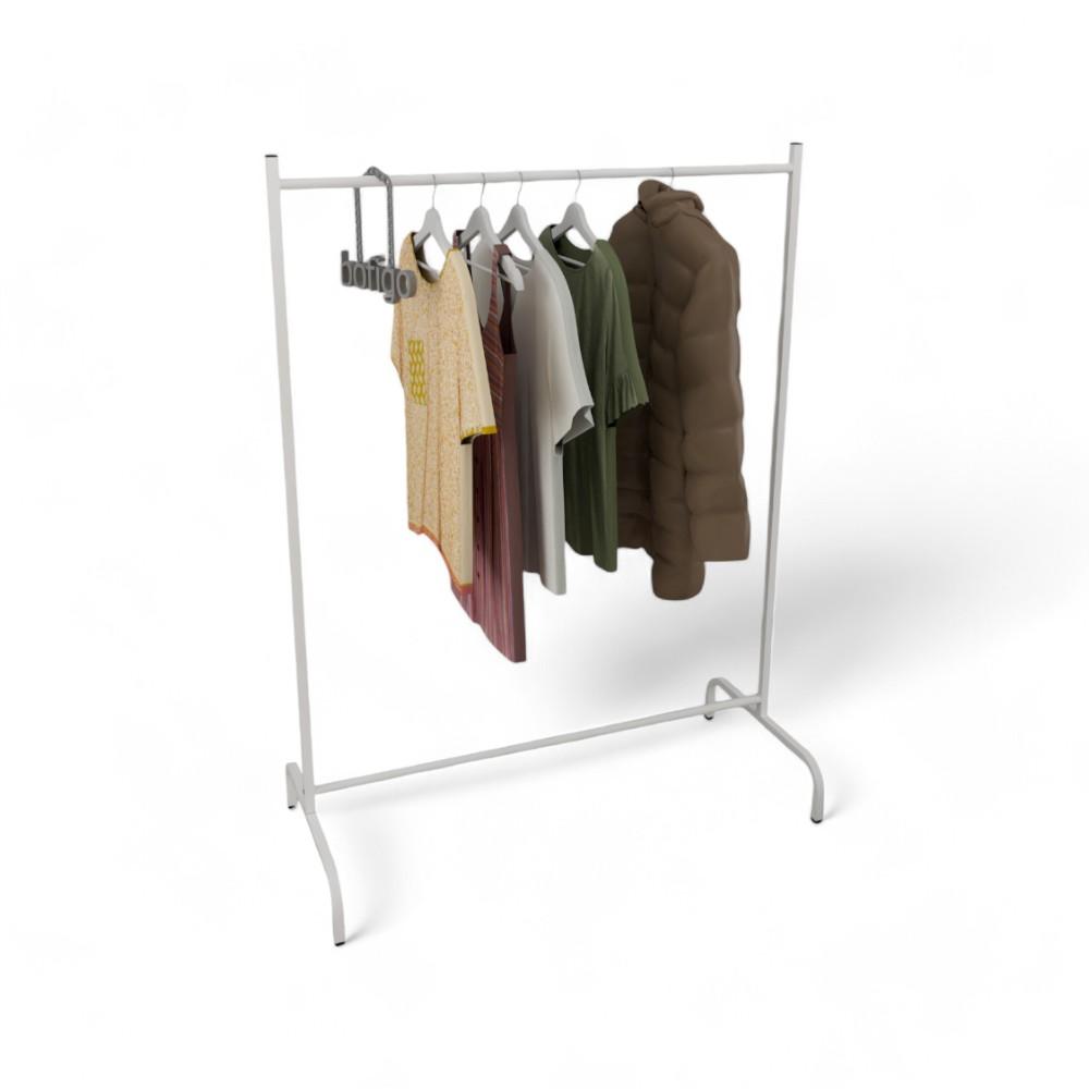 CLOTHES HANGER STAND - White