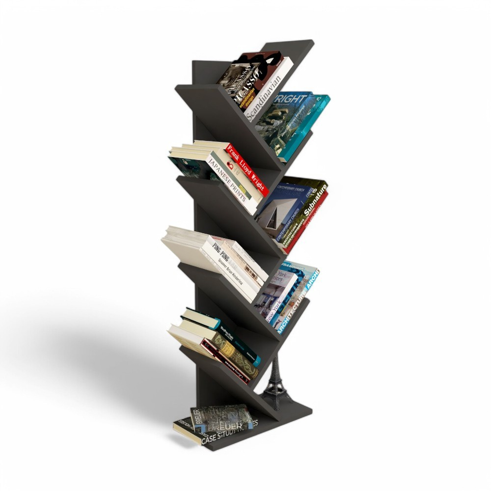 TREE BOOKSHELF - ANTHRACITE