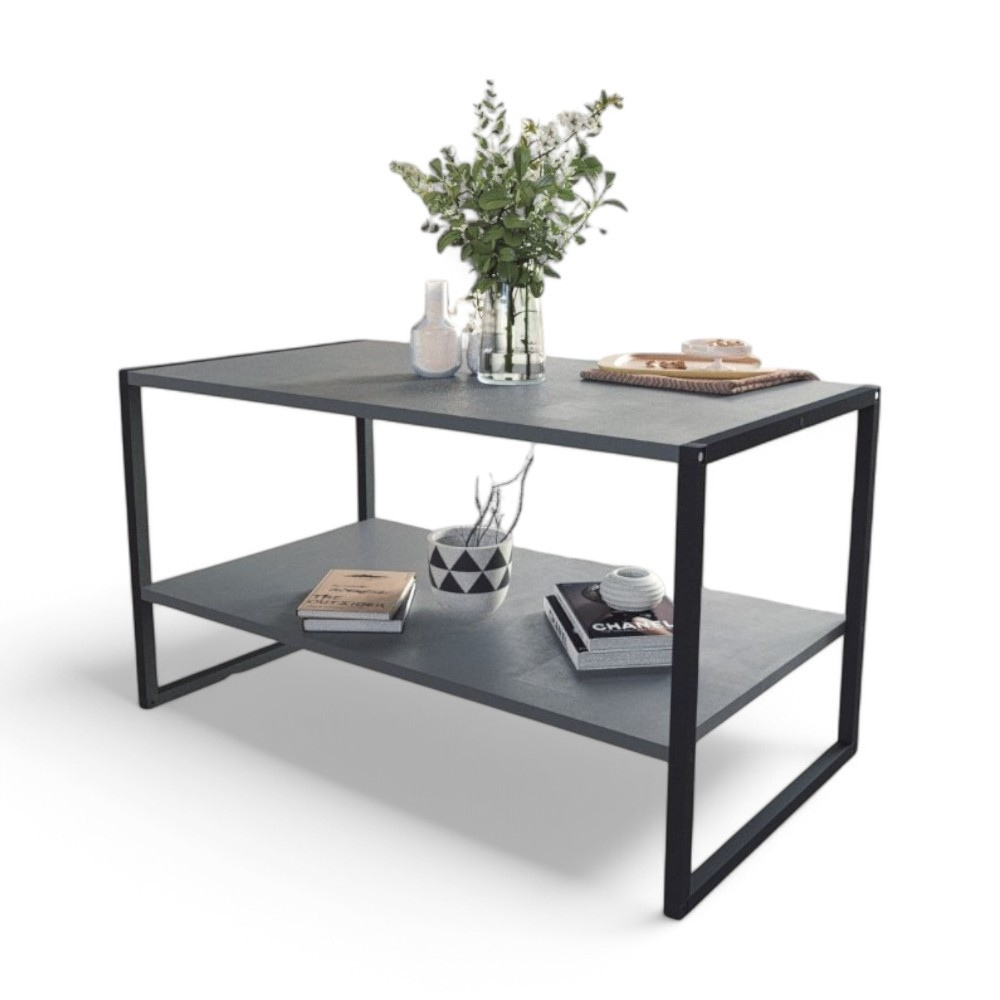 50 x 90 COFFEE TABLE - ANTHRACITE