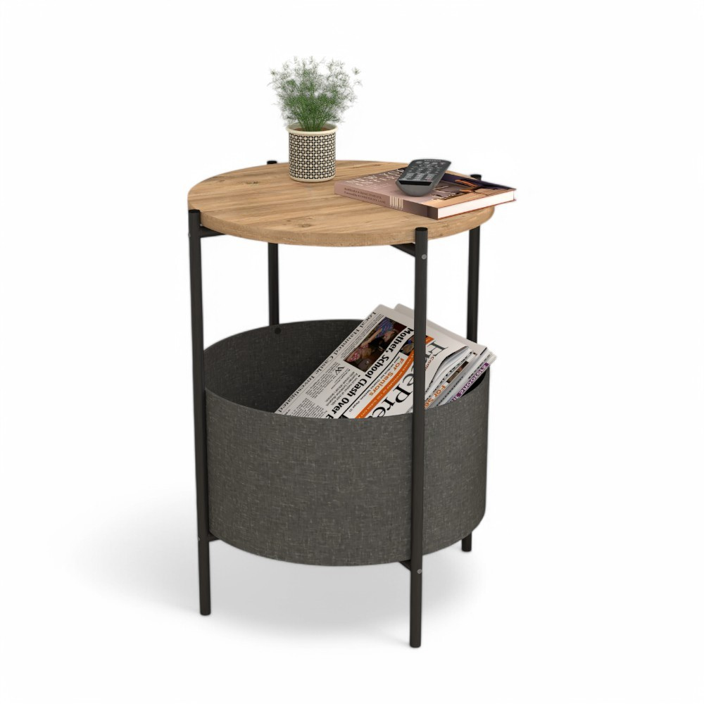 COFFEE TABLE with BAG - PINE