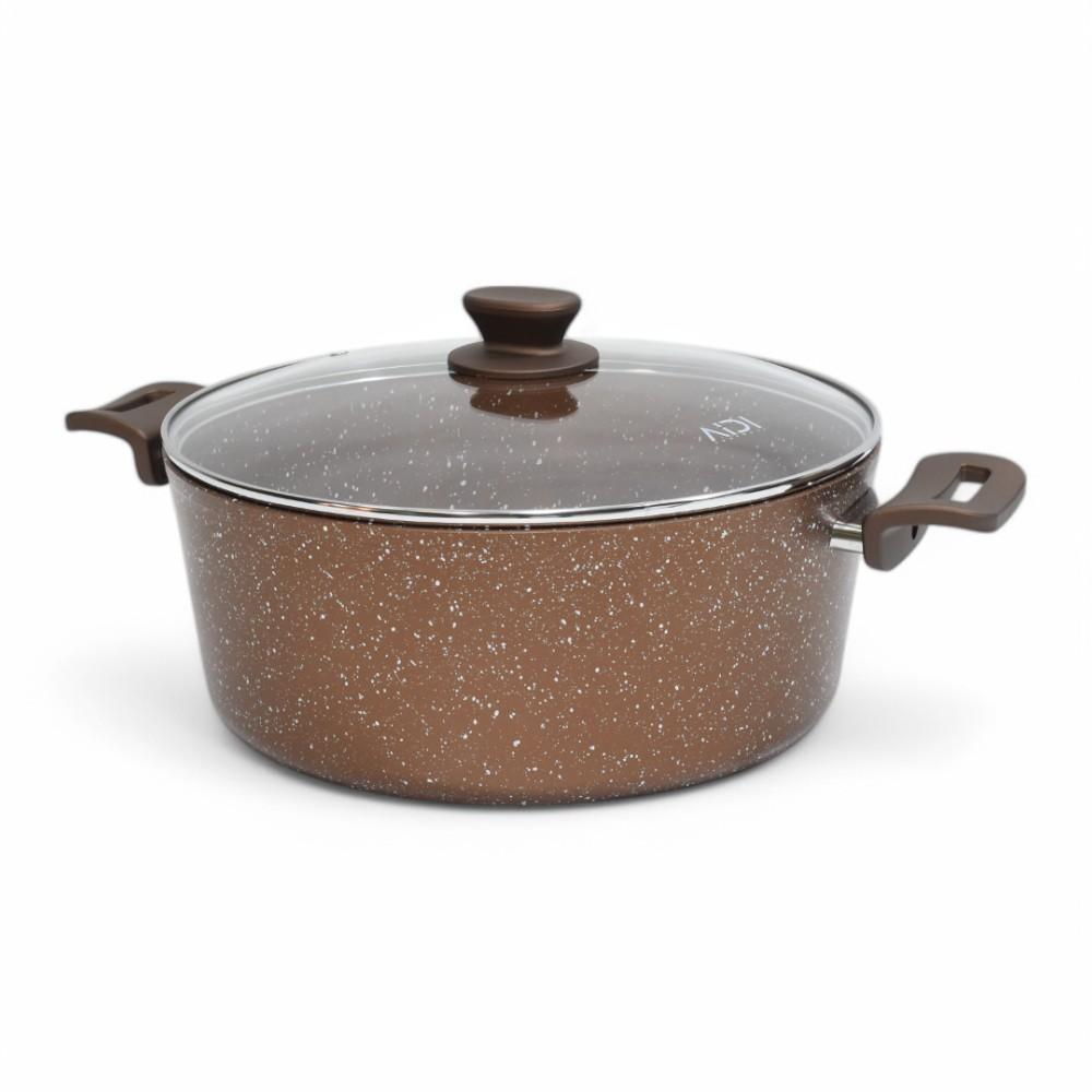 Granite Deep Pot 30CM Brown AIDI