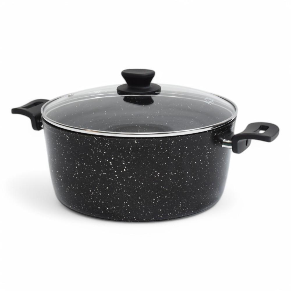 Granite Deep Pot 32CM Black AIDI