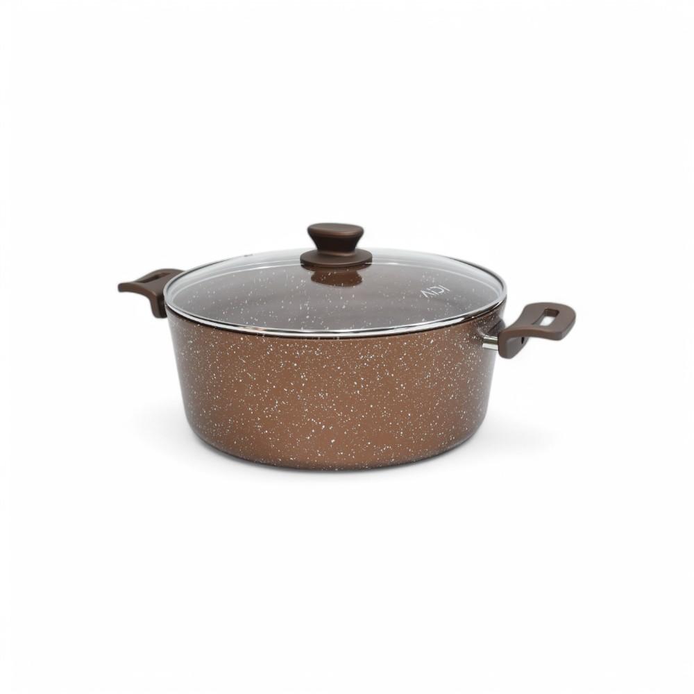 Granite Deep Pot 24CM Brown AIDI