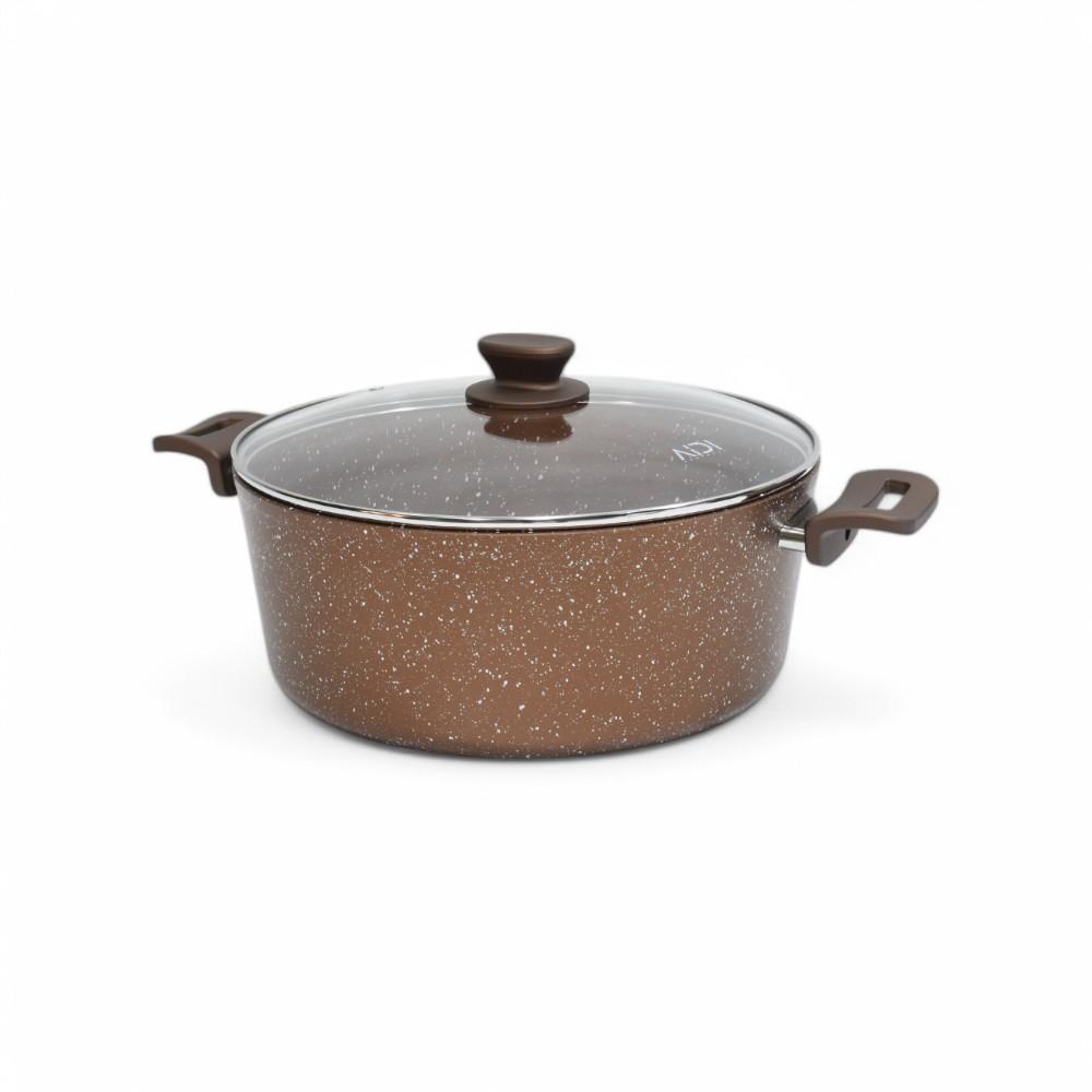 Granite Deep Pot 26CM Brown AIDI