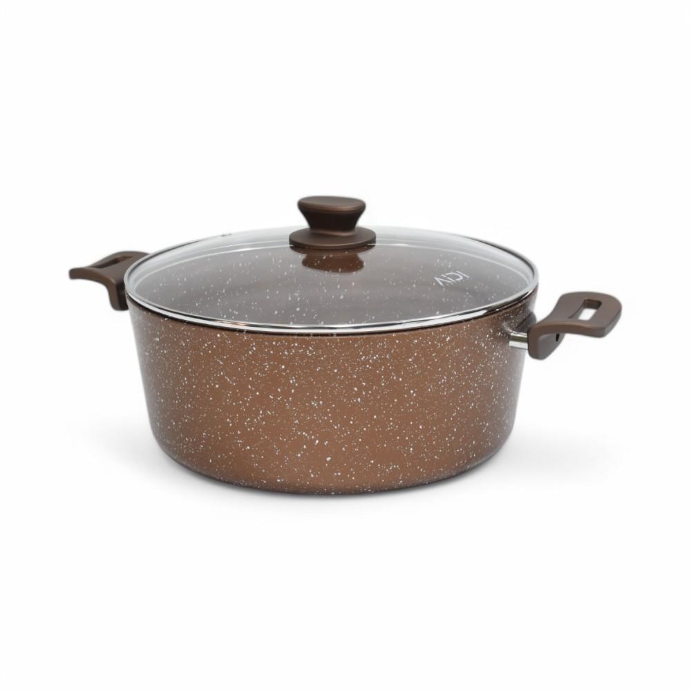Granite Deep Pot 28CM Brown AIDI