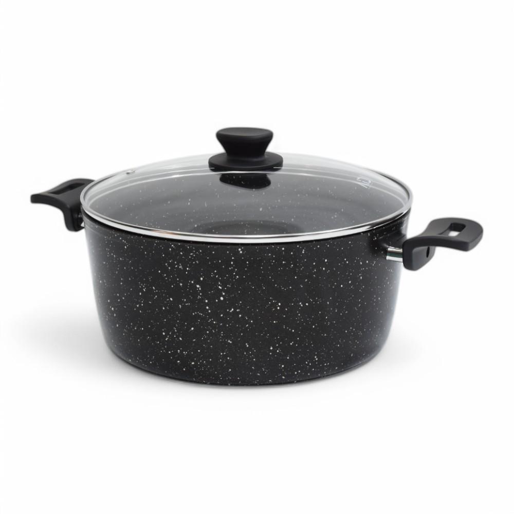 Granite Deep Pot 30CM Black AIDI