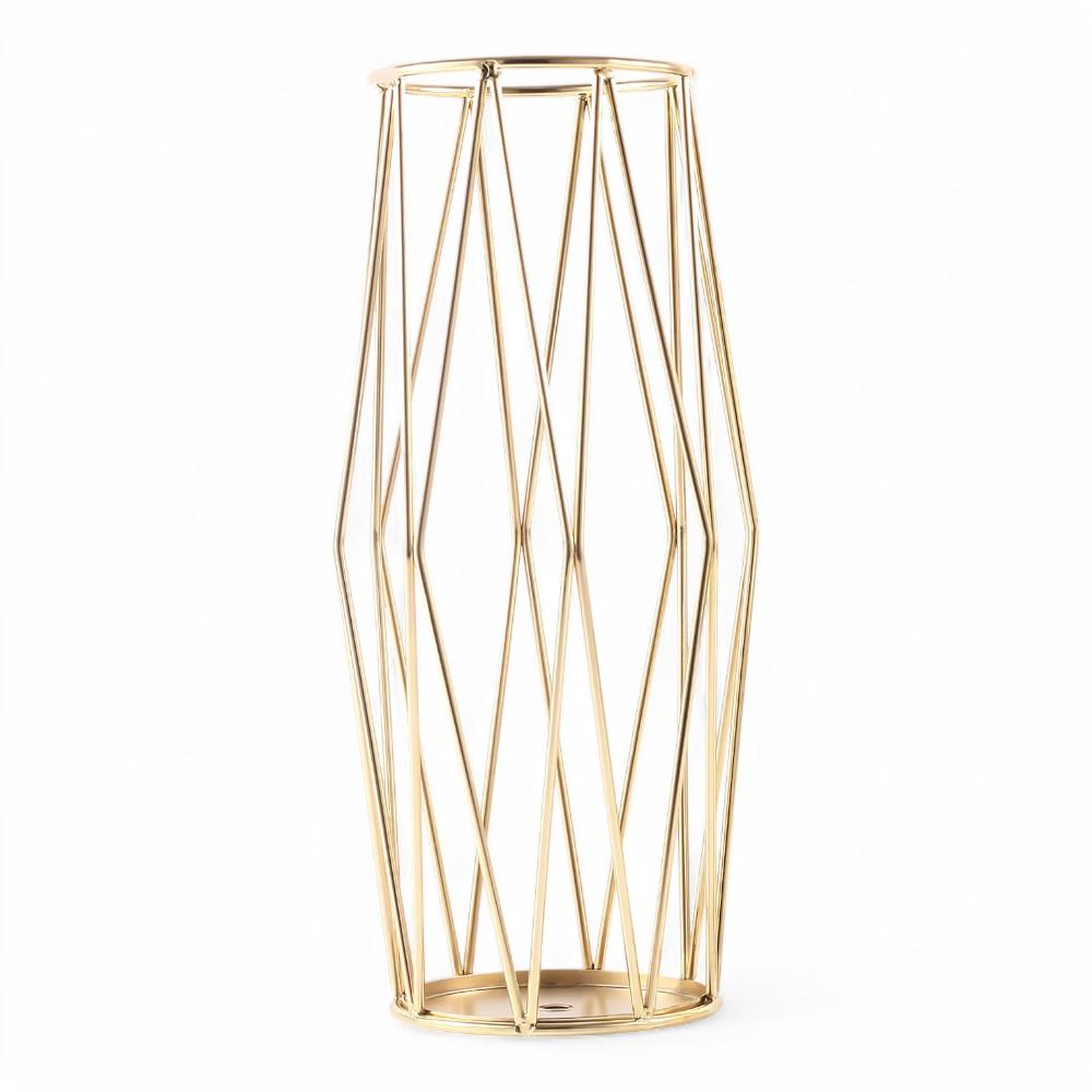 Home Decore Iron with Glass L 28 x 13 Glass Cup 10cm