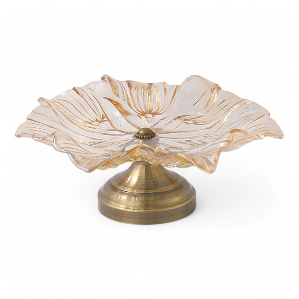 Home Decore Iron with Glass Tray 13inch 16 x 34 x 14.5