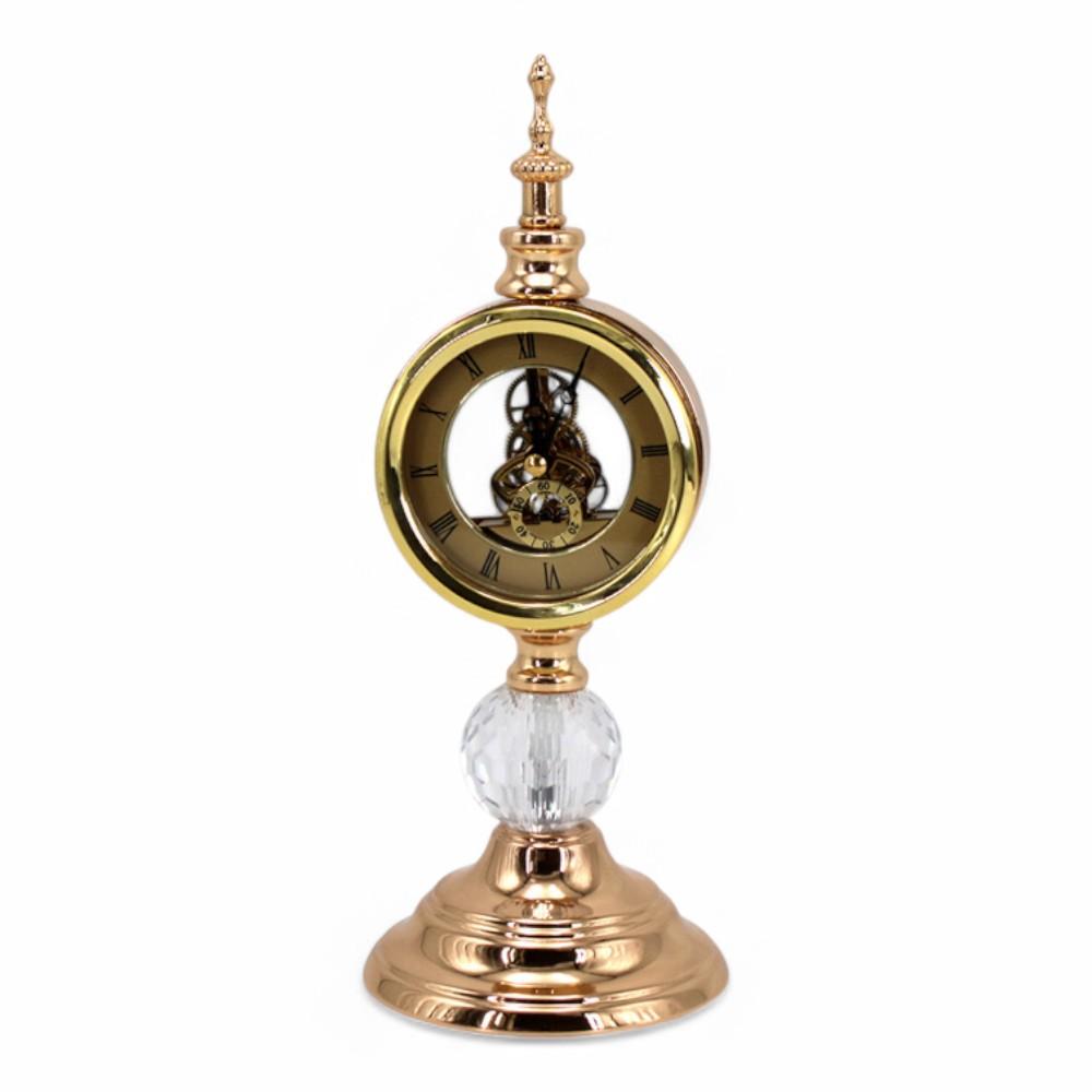 Home Decore Iron with Crystal Clock 11.5 x 10 x 29.5cm
